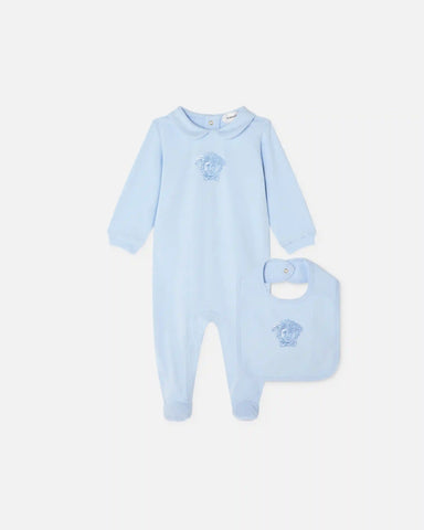 Baby Printed Stretch Cotton-Jersey Sleepsuit Set