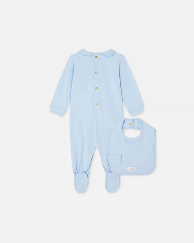 Baby Printed Stretch Cotton-Jersey Sleepsuit Set