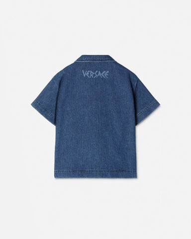 Kids Lasered Denim Shirt