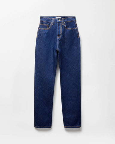 High-Waist Straight Jeans