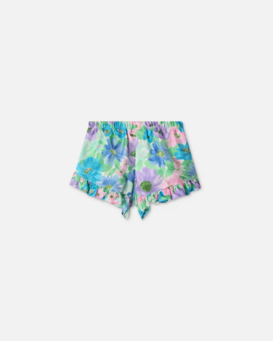 Baby Printed Silk Twill Shorts