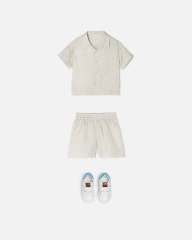 Baby Printed Silk Twill Shirt