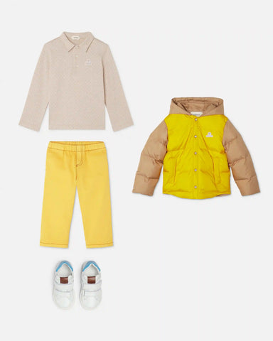Baby Jacquard Cotton-PiquÃ© Polo