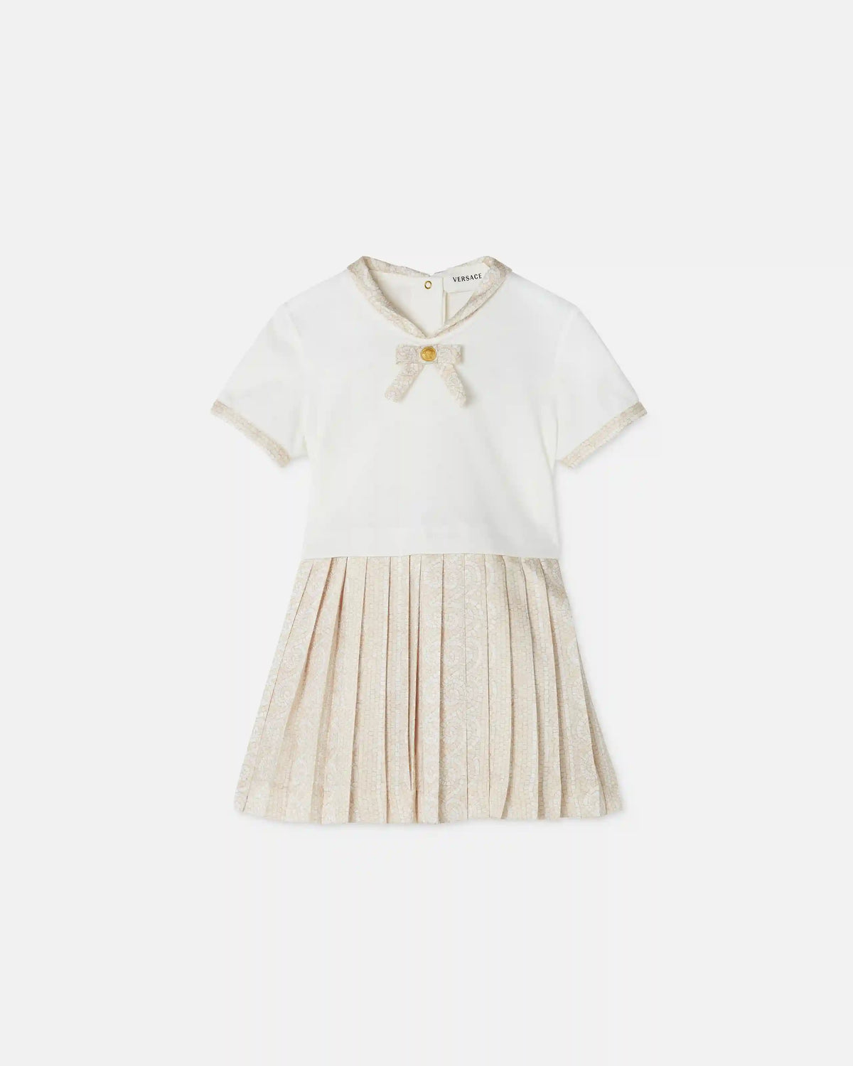 Baby Printed Cotton-Jersey & Twill Dress