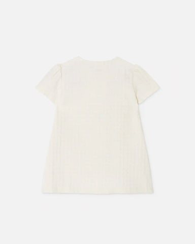 Baby Micro-Check Jacquard Cotton Dress
