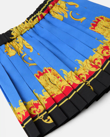 Baby Printed Cotton-Poplin Pleated Skirt