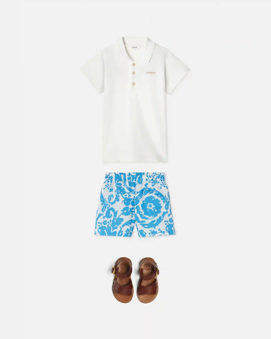 Baby Embroidered-Logo Cotton-PiquÃ© Polo