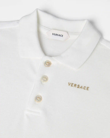 Baby Embroidered-Logo Cotton-PiquÃ© Polo