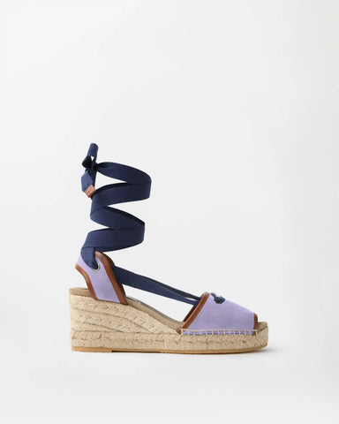 Lola Suede Wedge Sandals 65 mm