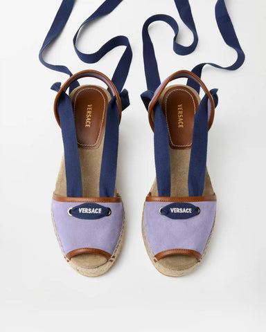 Lola Suede Wedge Sandals 65 mm