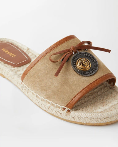 Lola Suede Flat Sandals