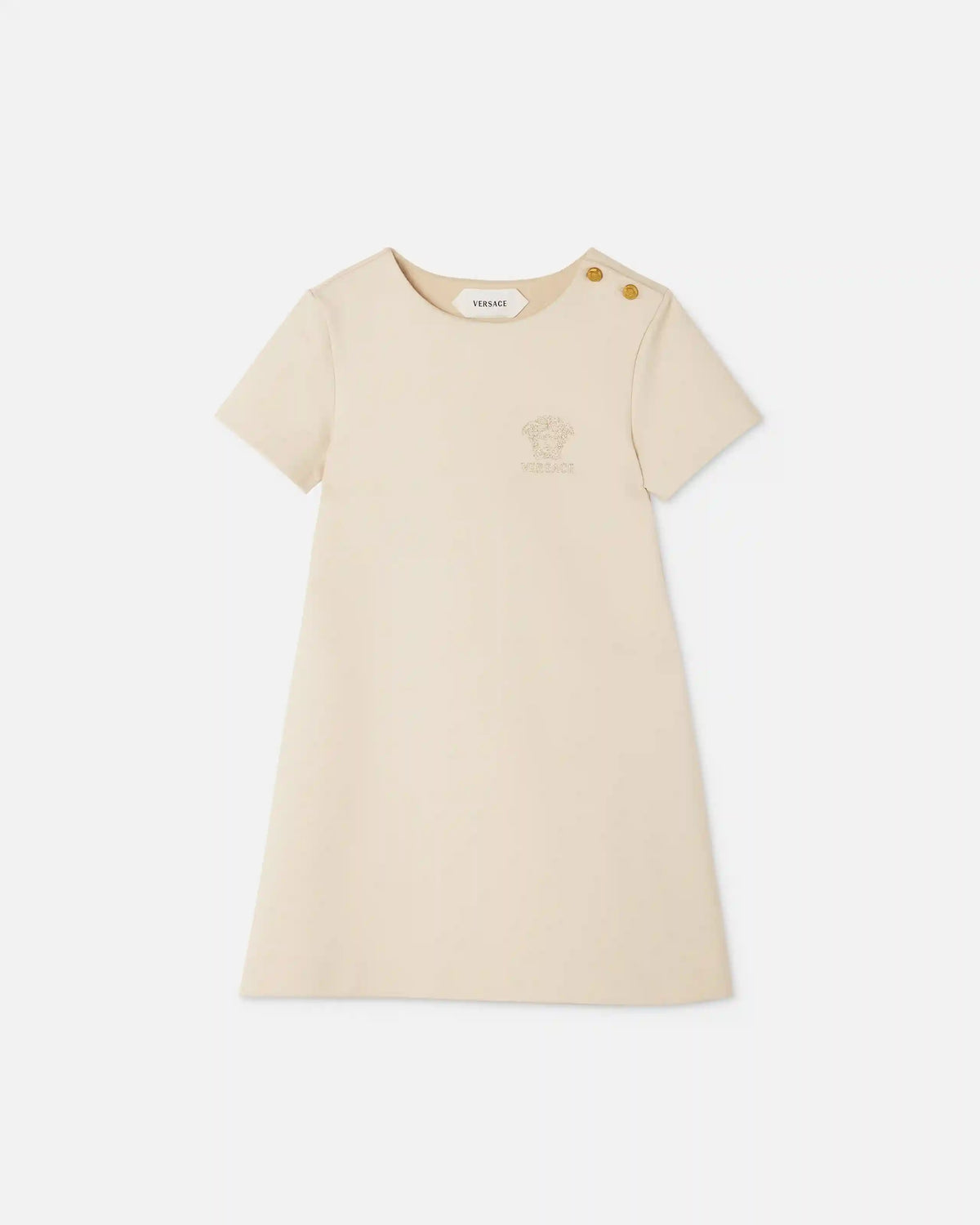 Kids Embroidered-Logo Milano-Stitch Dress