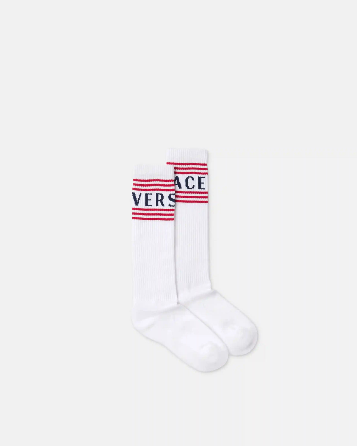 Kids Jacquard Ribbed Cotton Socks