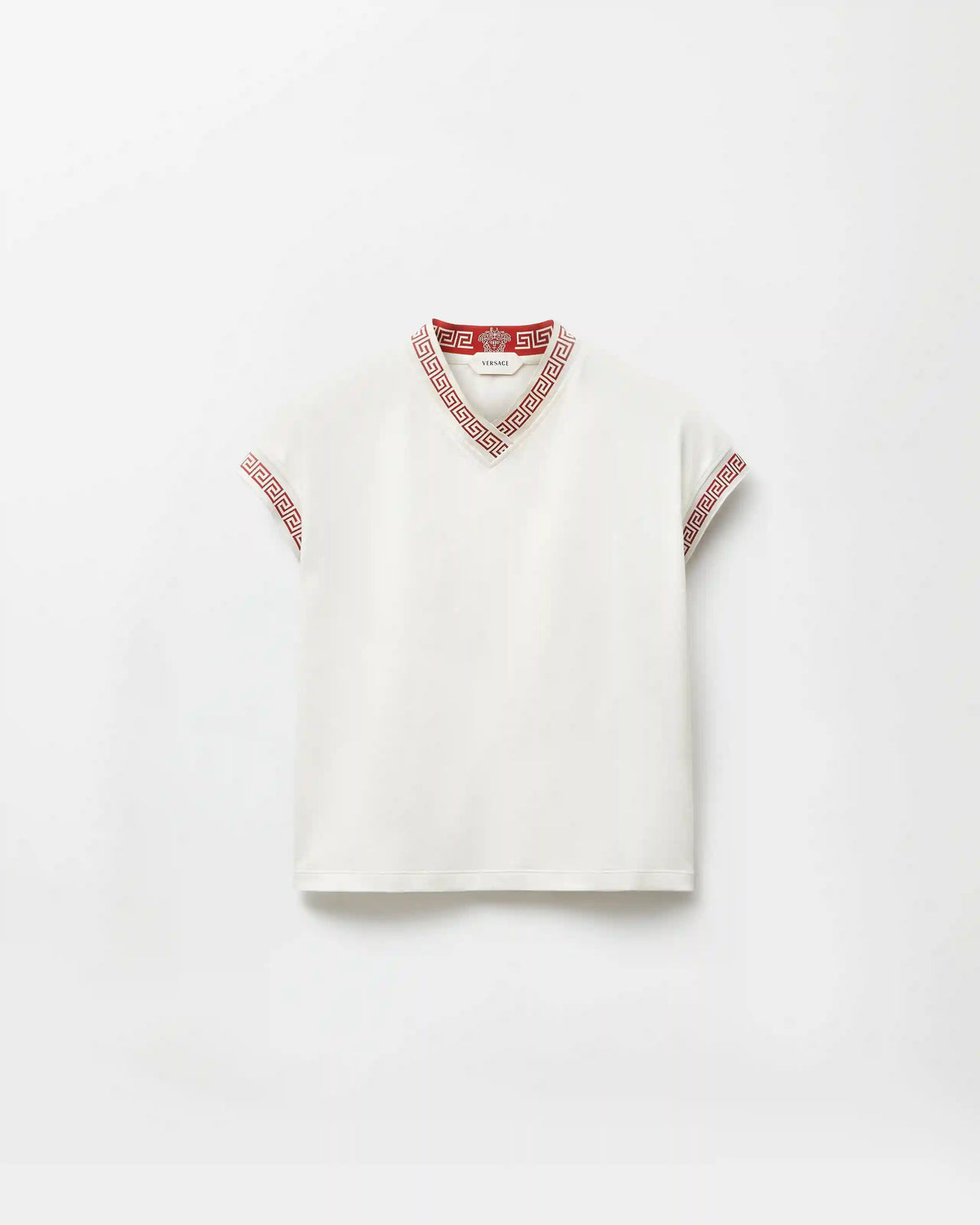 Jacquard Stretch Cotton-Jersey T-Shirt