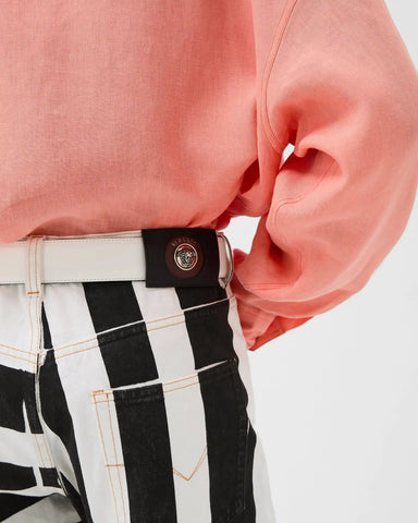 Printed Straight Leg Jeans