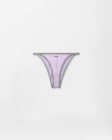 Embroidered-Logo Bikini Bottoms