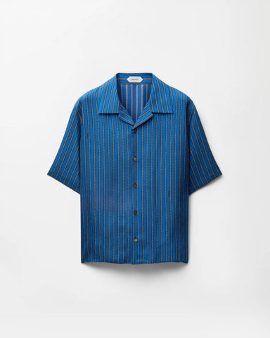 Printed Silk Twill Shirt