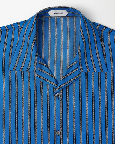 Printed Silk Twill Shirt