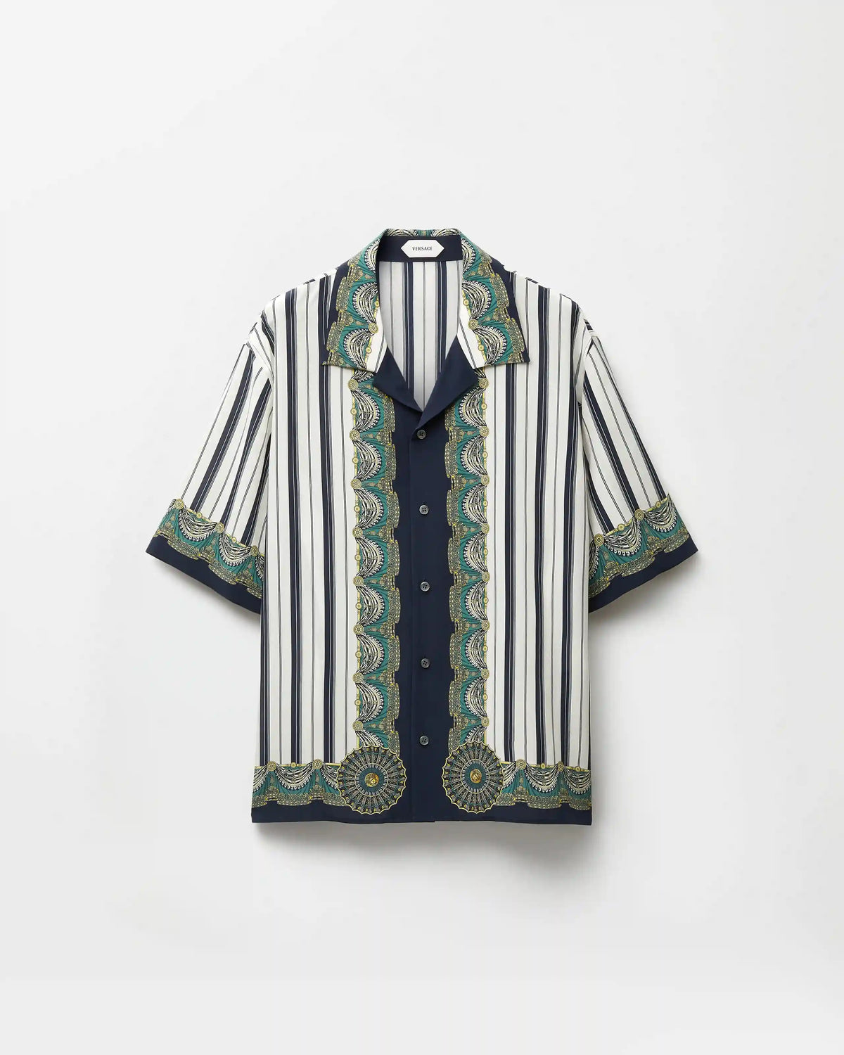 Printed CrÃªpe De Chine Silk Shirt
