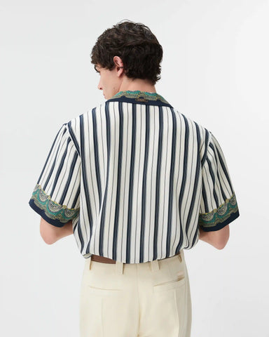 Printed CrÃªpe De Chine Silk Shirt