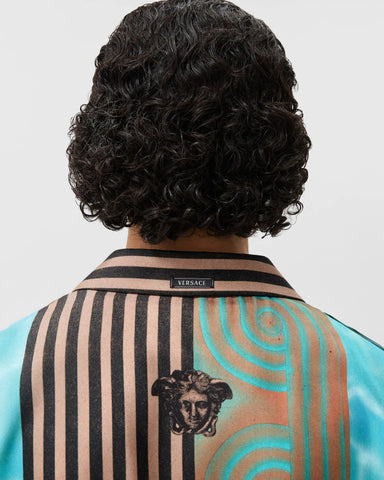 Printed Silk Twill Shirt