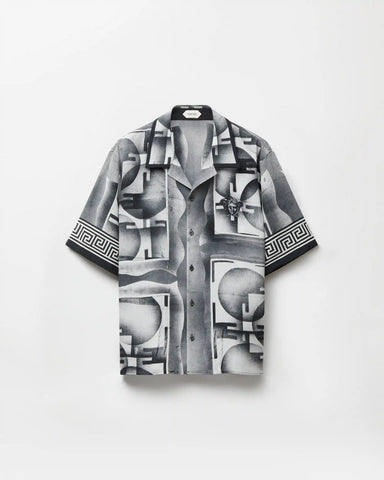 Printed CrÃªpe De Chine Silk Shirt