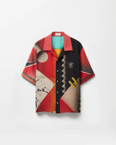 Printed CrÃªpe De Chine Silk Shirt