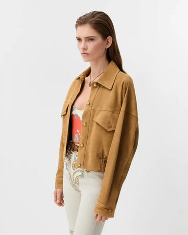 Suede Blouson
