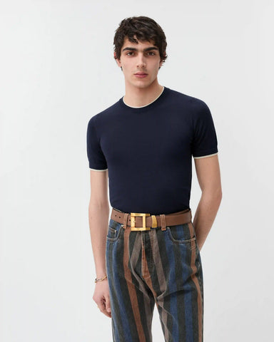 Wool Knit T-shirt