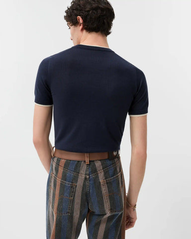 Wool Knit T-shirt