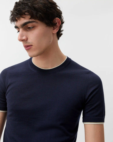 Wool Knit T-shirt