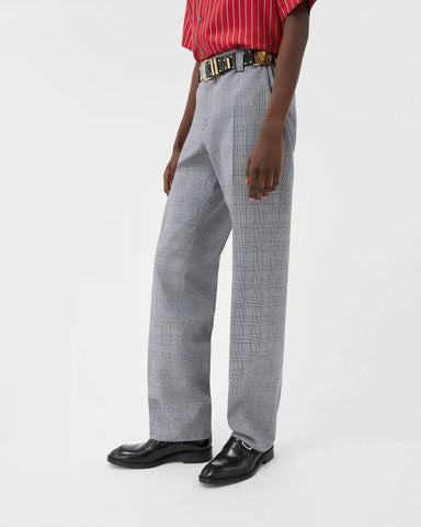Prince Of Wales Wool Pants