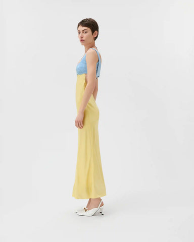 Silk Cady Satin Gown