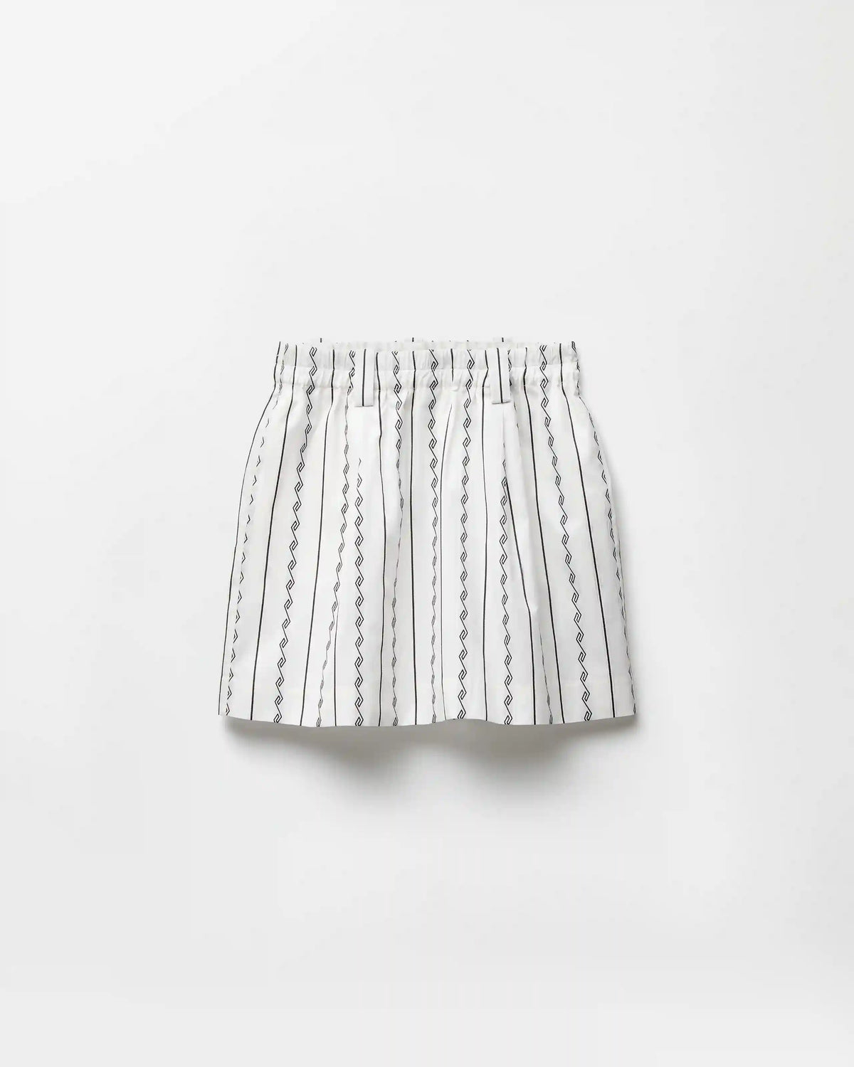 Jacquard Cotton-Silk Skirt