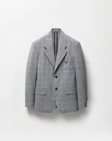 Prince Of Wales Wool Blazer