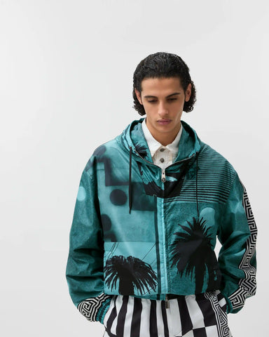 Printed Nylon Windbreaker