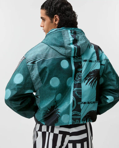 Printed Nylon Windbreaker