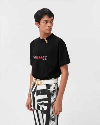 Embroidered-Logo Cotton-Jersey Regular T-shirt