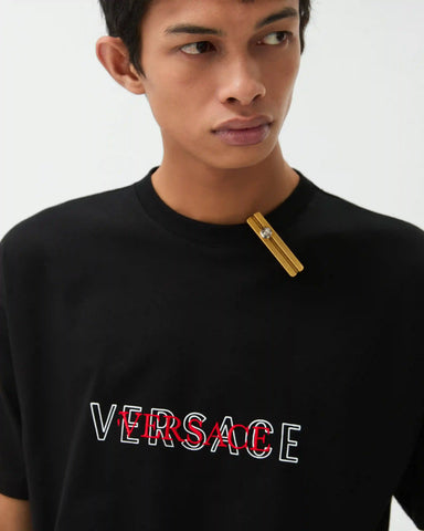 Embroidered-Logo Cotton-Jersey Regular T-shirt