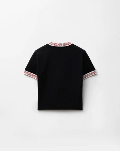 Jacquard Stretch Cotton-Jersey T-Shirt