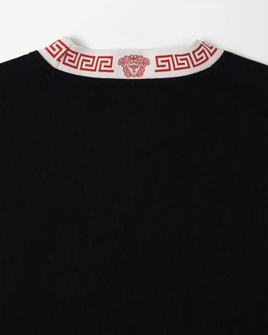 Jacquard Stretch Cotton-Jersey T-Shirt