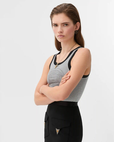 Printed Cotton-Jersey Tank Top