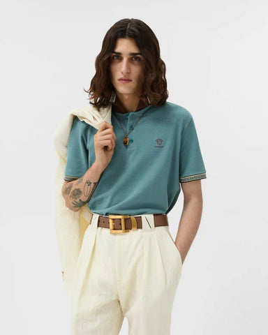 Embroidered-Logo Cotton PiquÃ© Polo