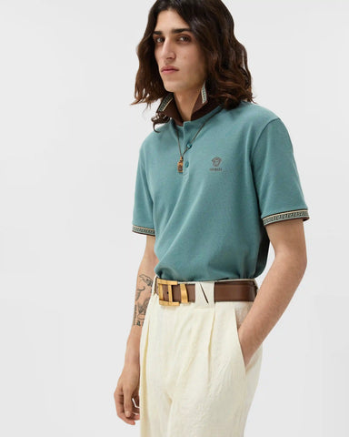 Embroidered-Logo Cotton PiquÃ© Polo