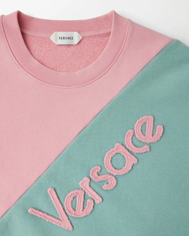 Embroidered Cotton-Jersey Short-Sleeved Sweatshirt