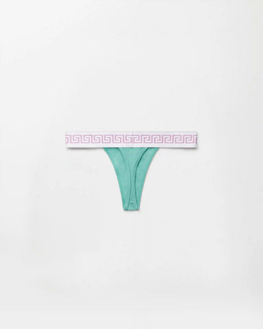 Ribbed Cotton Thong