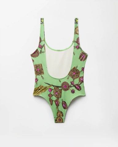 Printed One-Piece Swimsuit