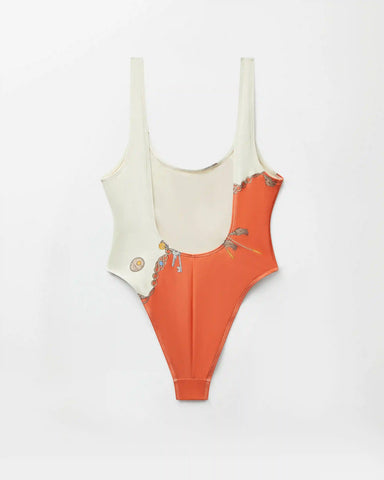 Printed One-Piece Swimsuit