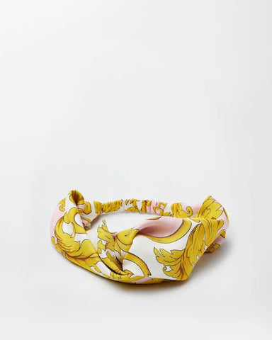 Printed Silk Twill Headband