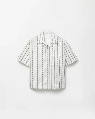 Jacquard Cotton-Silk Shirt